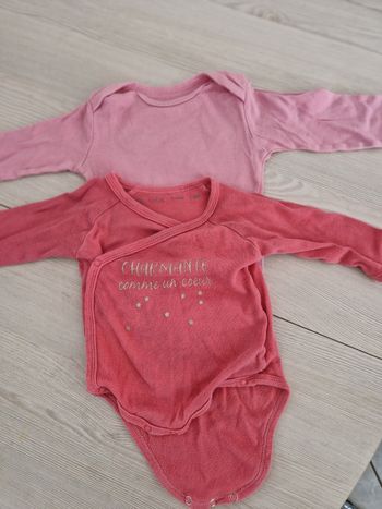 Lot 2 bodies filles 6 mois