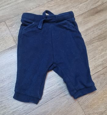 pantalon de jogging garçon bleu marine kiabi taille 3 mois