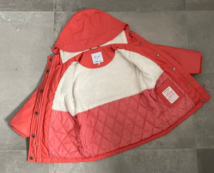 Imperméable/Veste de pluie « Milla Star » corail taille 98 cm - photo numéro 6