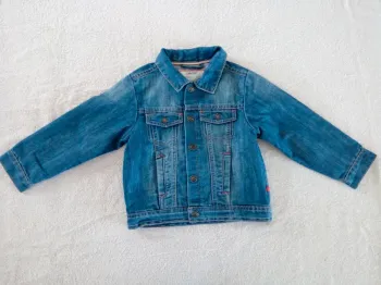 Veste en jean Obaïbi 18-24 mois (réf perso O3)(familleac72)
