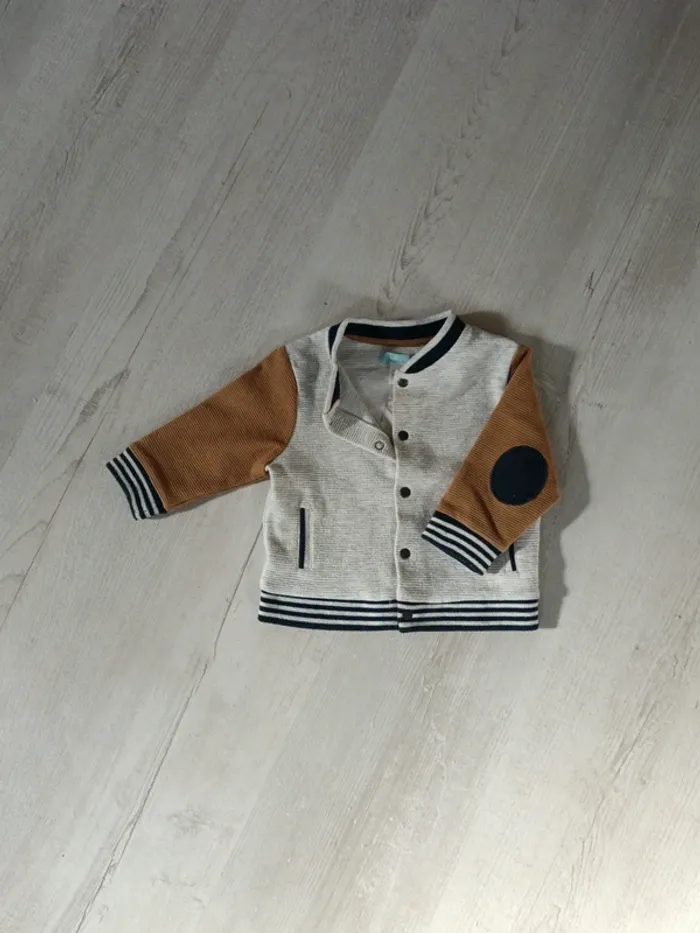 Veste mi saison Obaibi 6mois 68cm - photo numéro 2