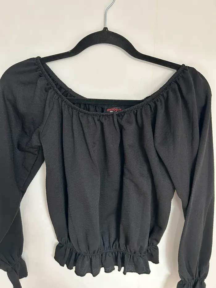 Haut femme noir taille S jennyfer - photo numéro 2