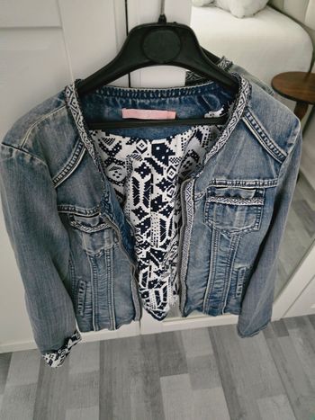 Veste en jean pour femme