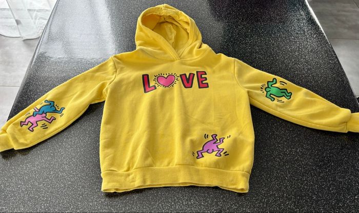 H&M - sweat capuche fille 6-8ans