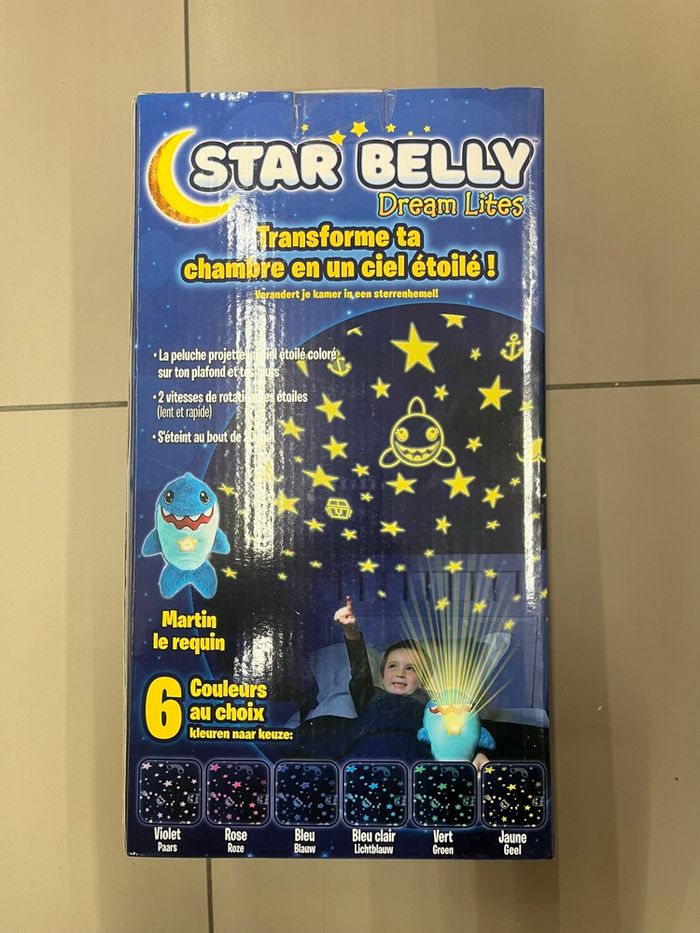 Peluche requin veilleuse Ciel étoilé - photo numéro 2