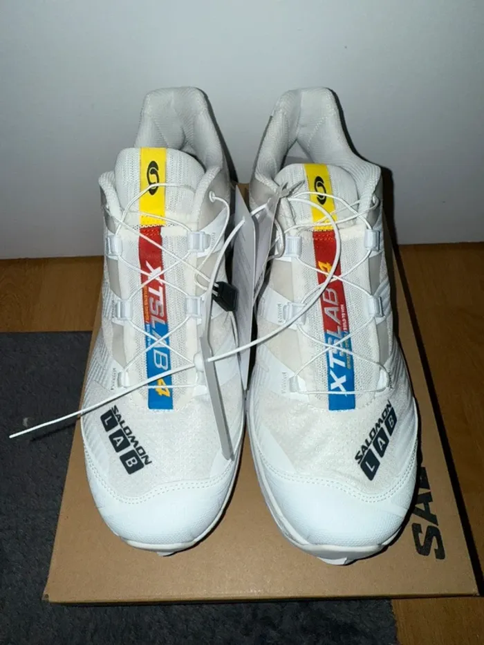Salomon XT-4 OG Blanche White Ebony Lunar Rock - photo numéro 15