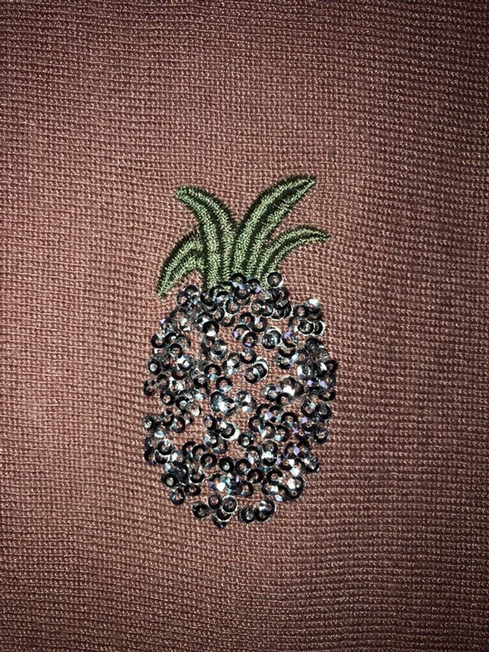 Pull rose ananas Millenium taille unique - photo numéro 2