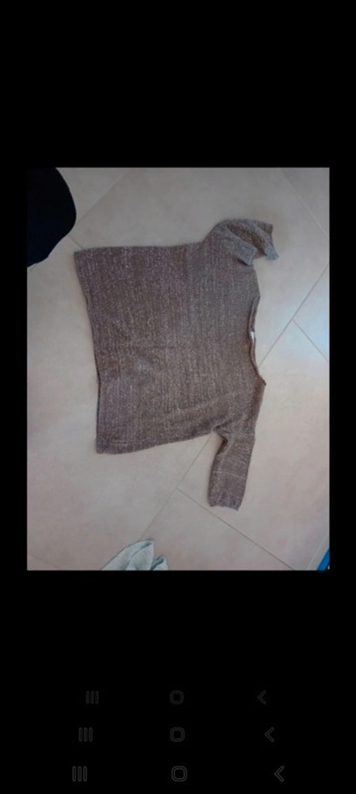 Pull manche 3/4 taille m