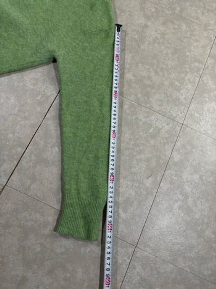 sweat/pull col rond à manches longues Samsøe Samsøe vert S laine - photo numéro 8