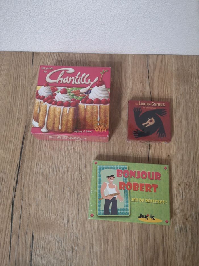 Lot jeux de société NEUFS