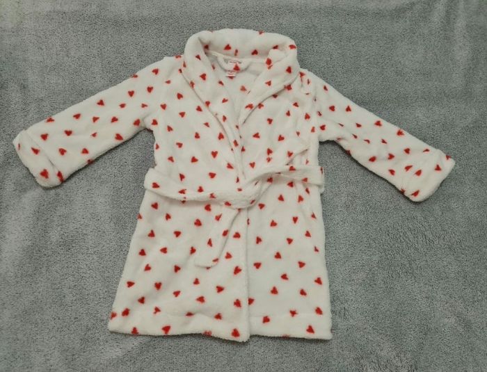 Peignoir chaud fille  2 ans
