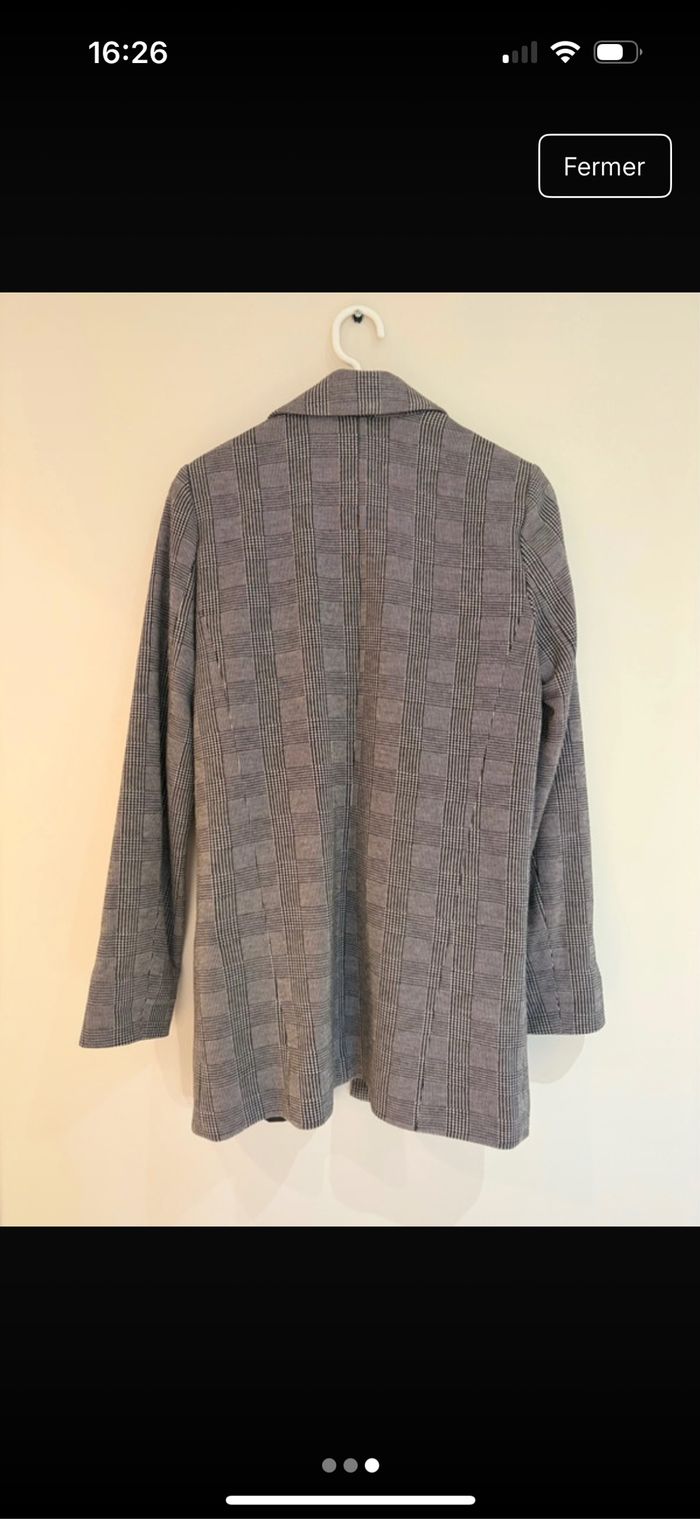 Veste blazer à carreaux promod - photo numéro 3