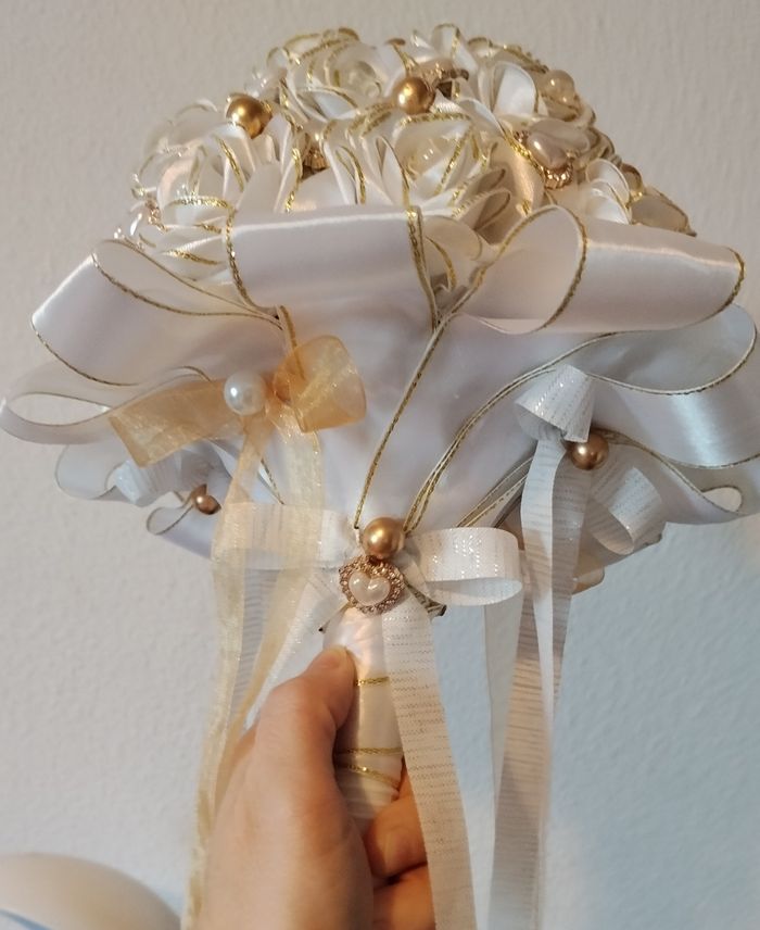 Bouquet de mariée artisanal - photo numéro 3