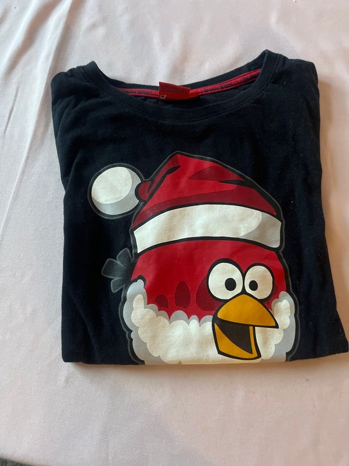 Tee shirt manches longues Angry Birds 12 ans