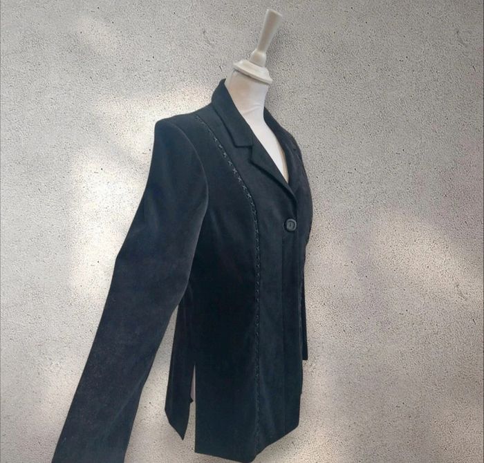 Ensemble tailleur deux pièces noir femme taille 40 - photo numéro 6