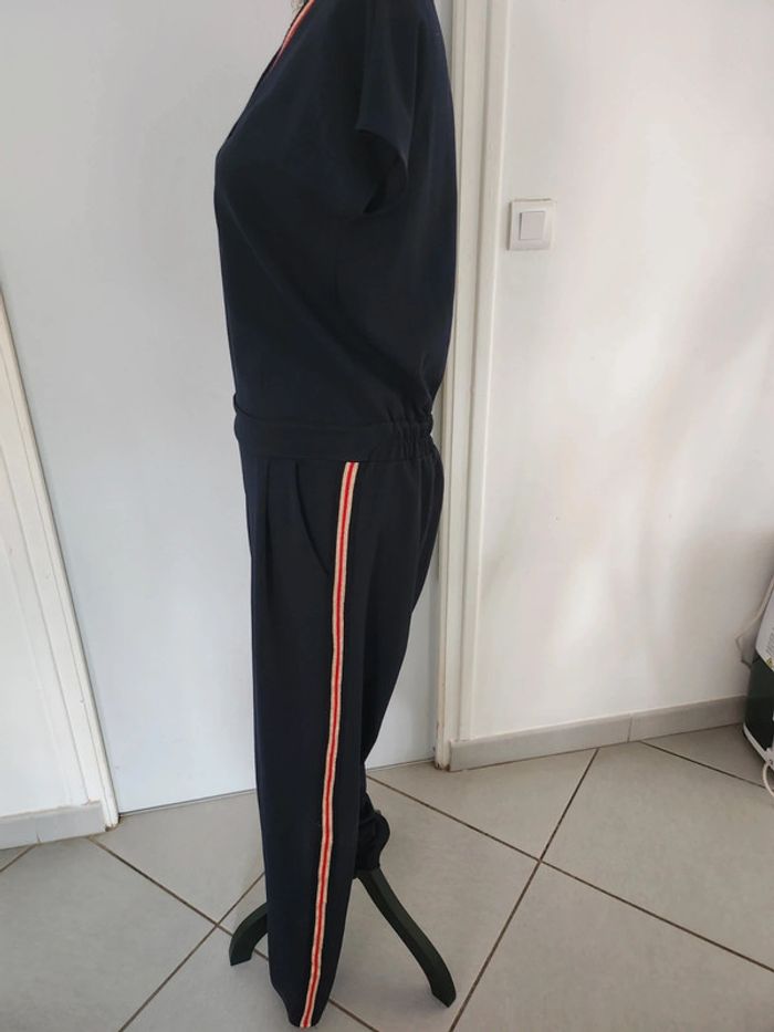 Magnifique Combinaison pantalon Bleue Marine de marque By Meg et de taille 40 - photo numéro 4