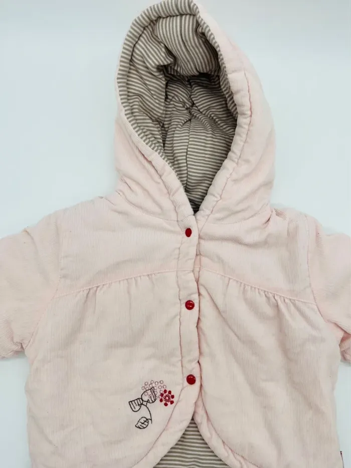 Manteau automne hiver bébé fille terre de marins - photo numéro 2