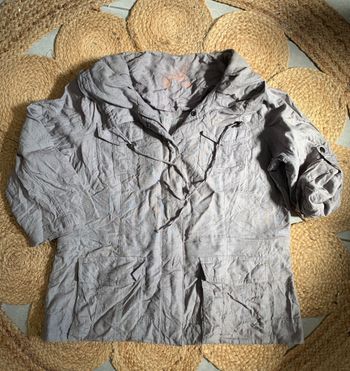 Veste grise Burton en lin taille 44