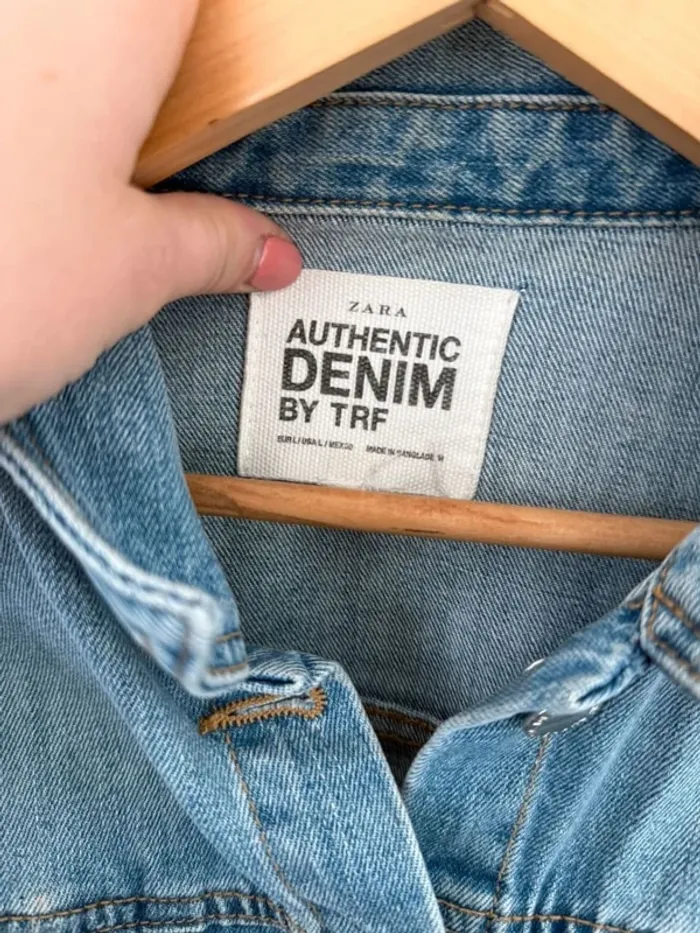 Veste en jean Zara - photo numéro 4
