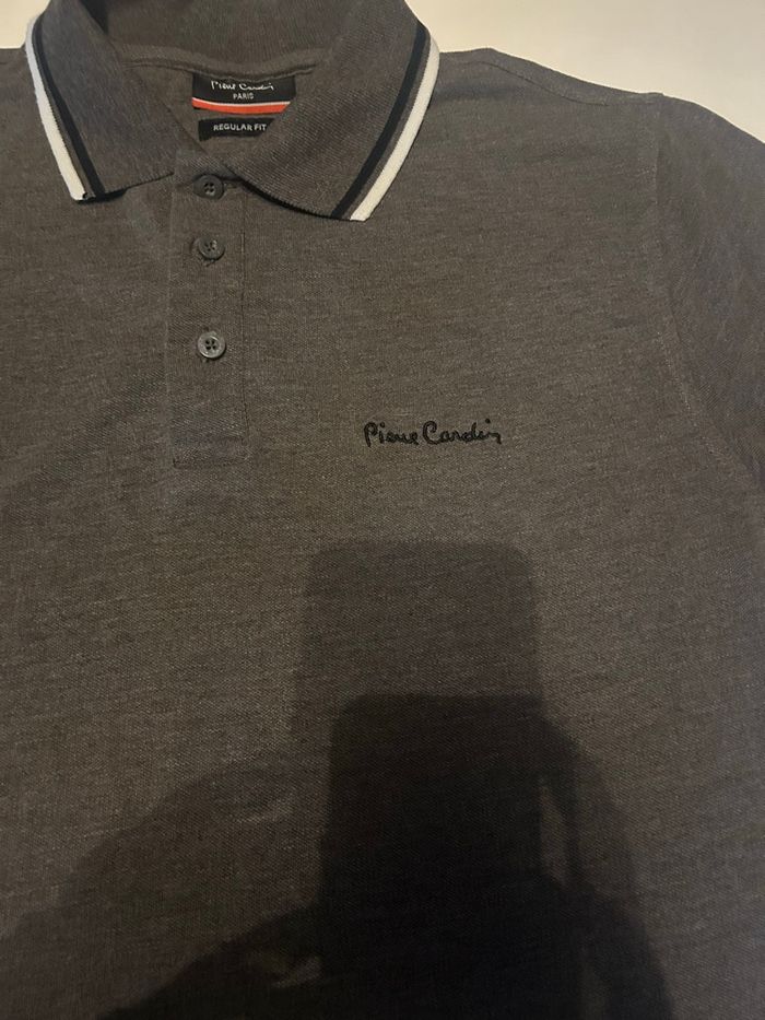 Polo manches courtes TRÈS BON ÉTAT pour homme taille couleur gris foncé