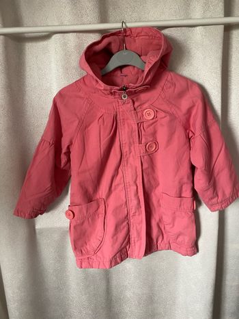 Manteau rose ouatiné à capuche 6 ans kiabi