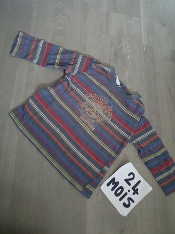 Maillot t-shirt  24mois garçon