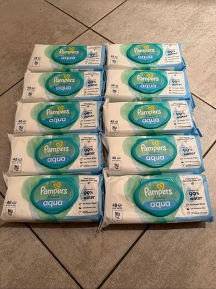 Lingettes Pampers Harmonie Aqua