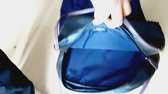 Sac bleu violet irisé 30 x 21 cm - photo numéro 5