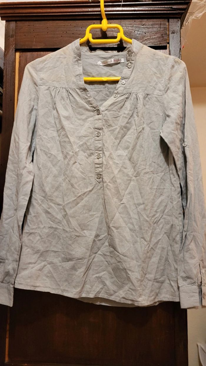 Blouse grise légère taille S