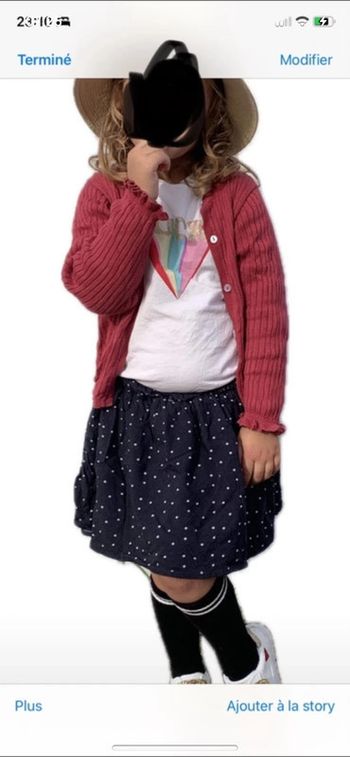 Ensemble 3 pièces fille Little cigogne