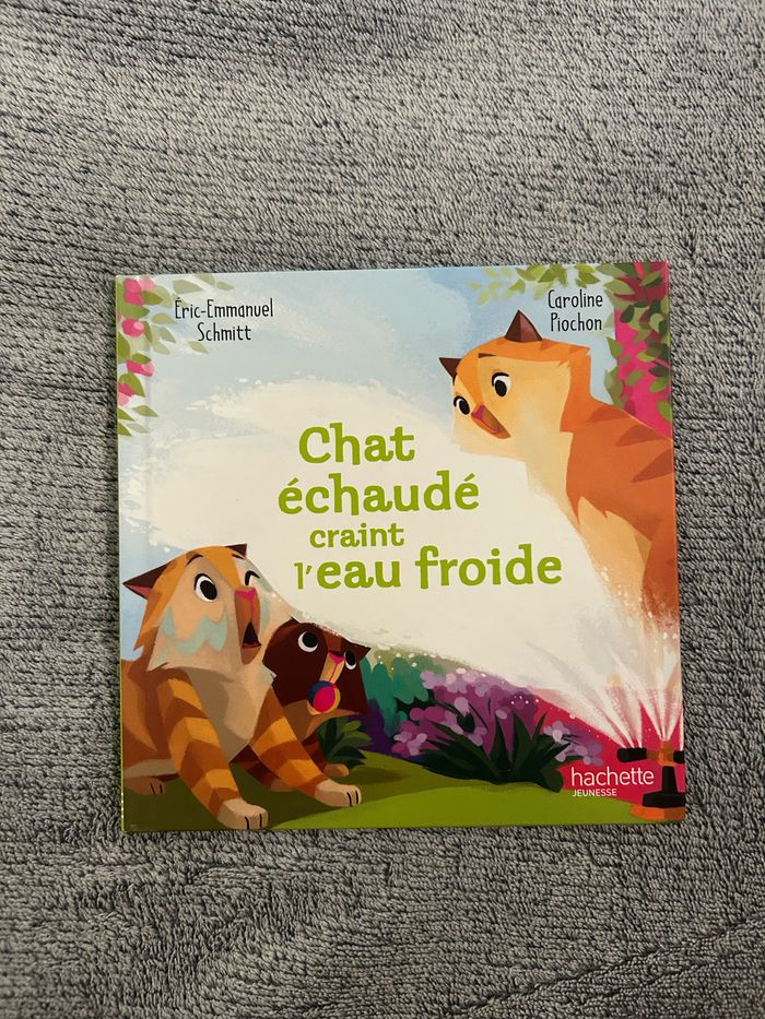 Livre McDo « Chat échaudé craint l’eau froide » Collection « Il était un dicton » 2021