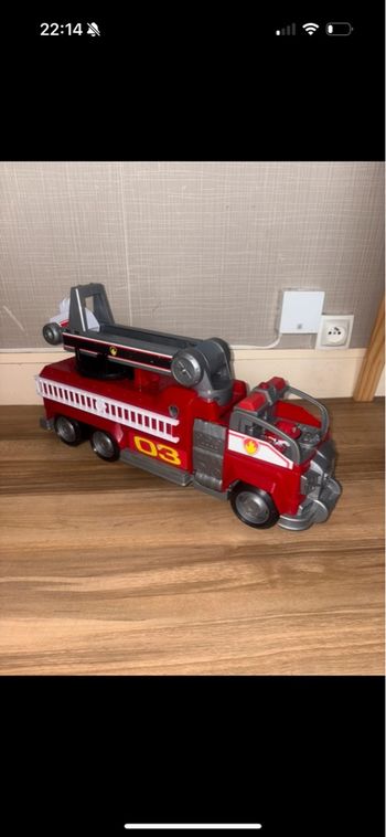 Camion de pompier pat patrouille