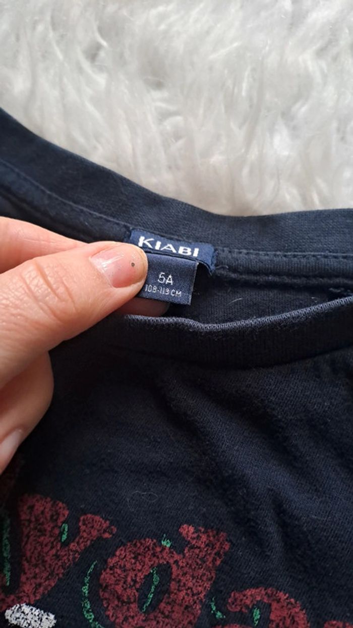 Lot 2 Tee-shirt manches courtes kiabi 5ans - photo numéro 5