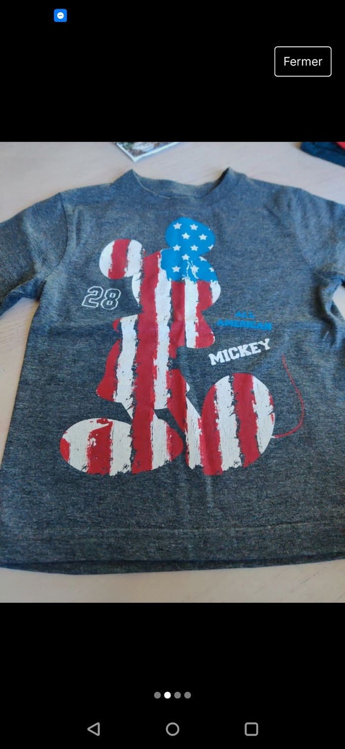 T-shirt manches longues Mickey - photo numéro 2