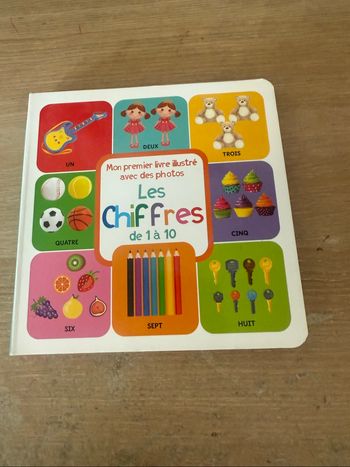 Mon premier livre illustré  «Les chiffres de 1 à 10»