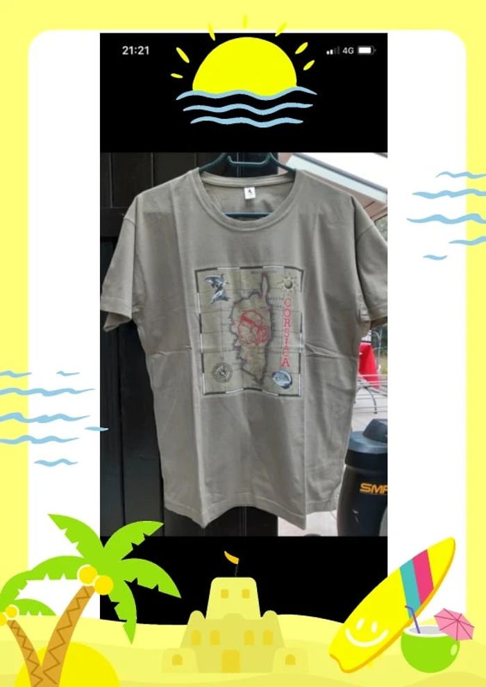 Tee-shirt imprimé Corsica