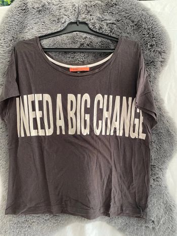 t-shirt Bershka gris taille S