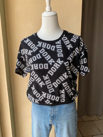 T-shirt léger noir et blanc Pimkie M