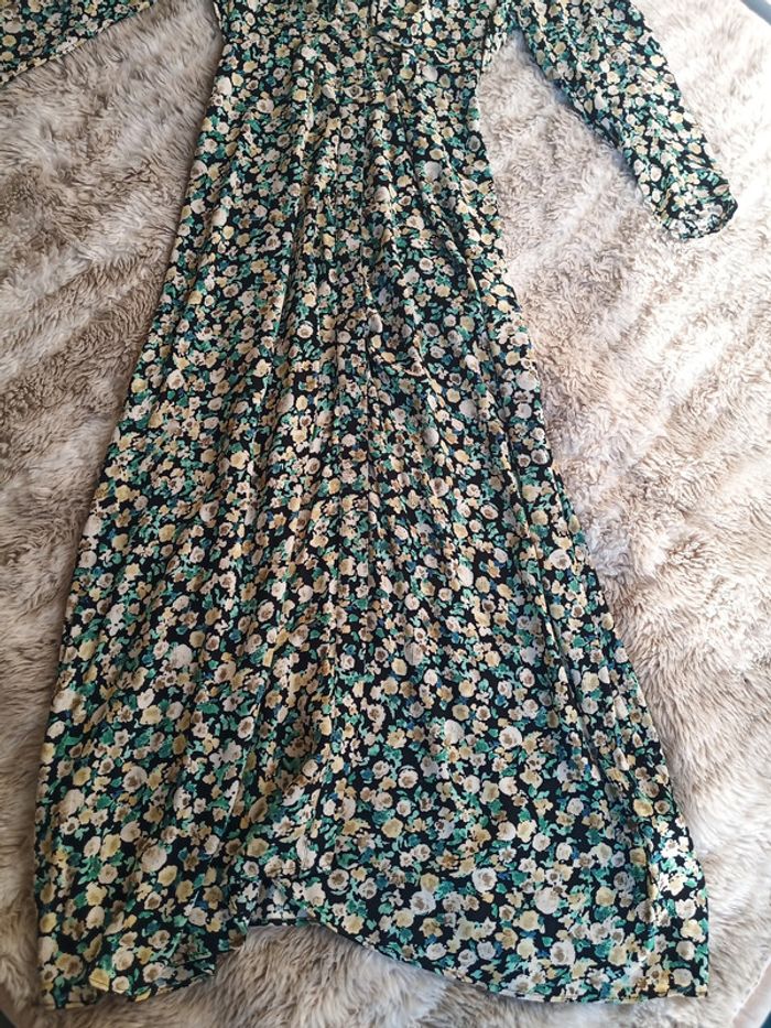 Robe casual fleurie femme longue T38- Zara - photo numéro 9
