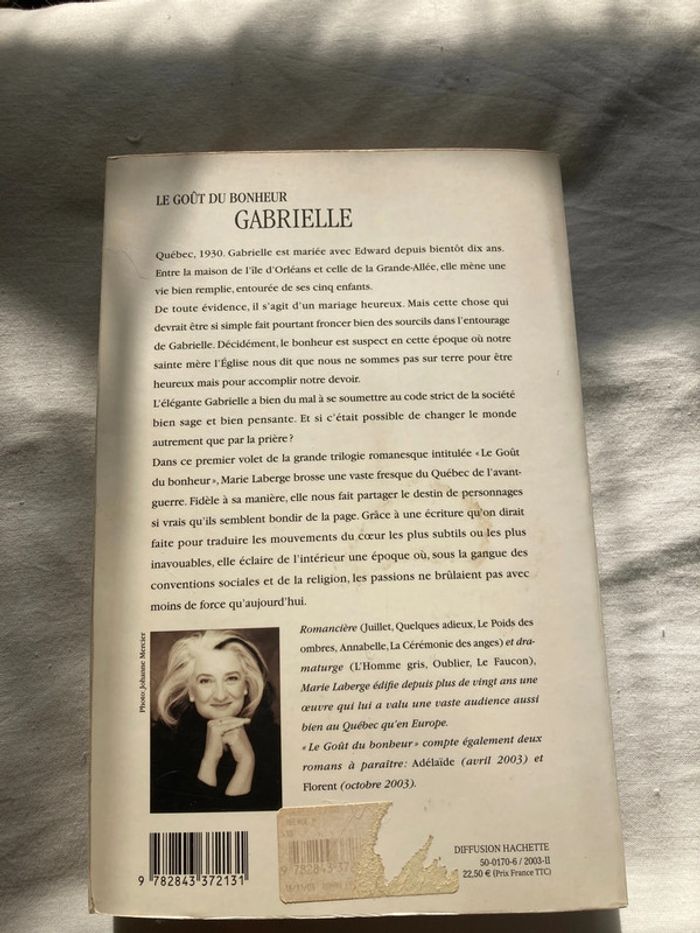 Le goût du bonheur Gabrielle - photo numéro 2