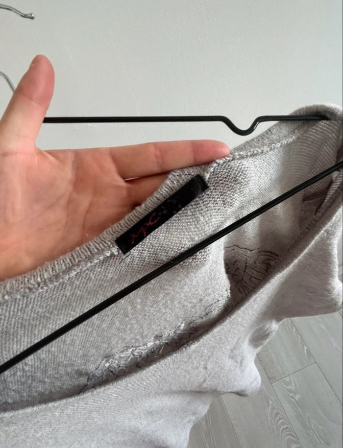 Sweat gris Y2K - photo numéro 3