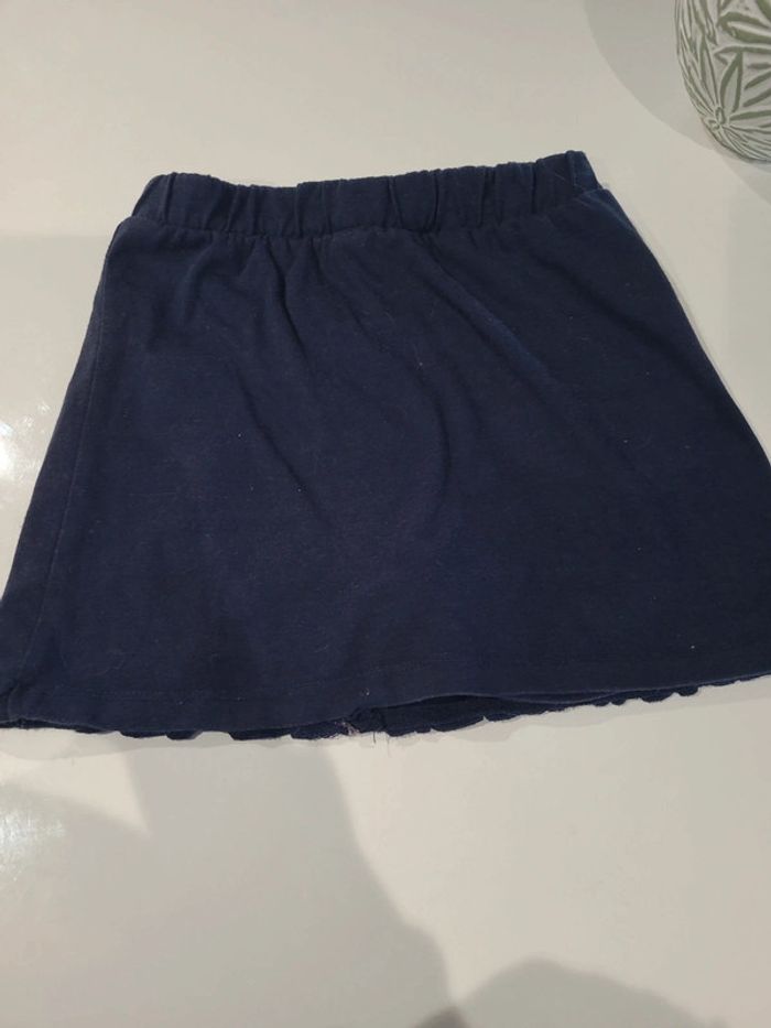 Jupe short bleu marine, taille 10 ans - photo numéro 3