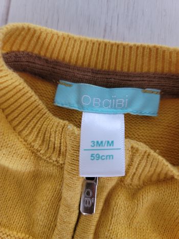 Gilet mixte t 3 mois