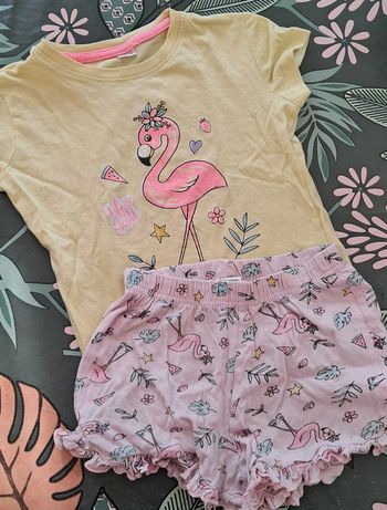 Pyjashort Zeeman 3 ans flamant rose 🦩