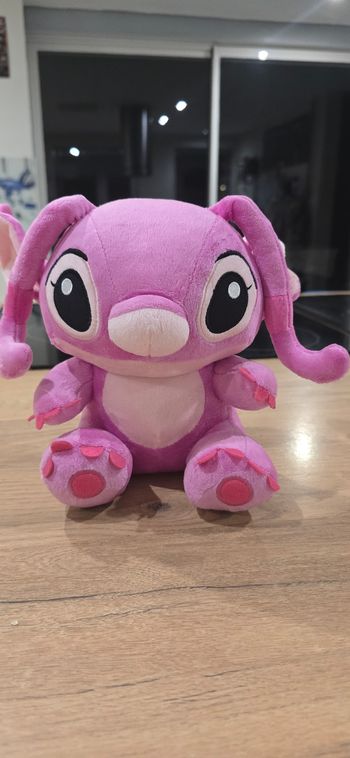 Peluche stitch angel rose disney