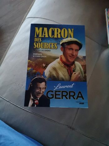 Livre macron des sources neuf Laurent gerra