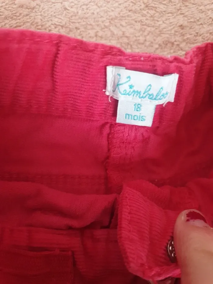 Pantalon velours - photo numéro 4