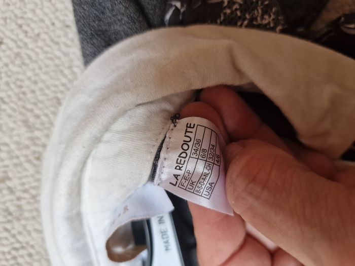 Pull mademoiselle r gris et blanc taille 36 - photo numéro 5