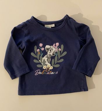 Tee shirt Disney Dalmatiens 6 mois