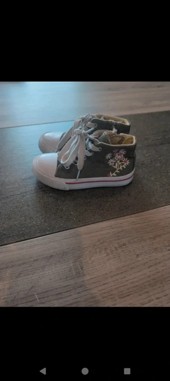 Chaussures en toile chaussures montantes